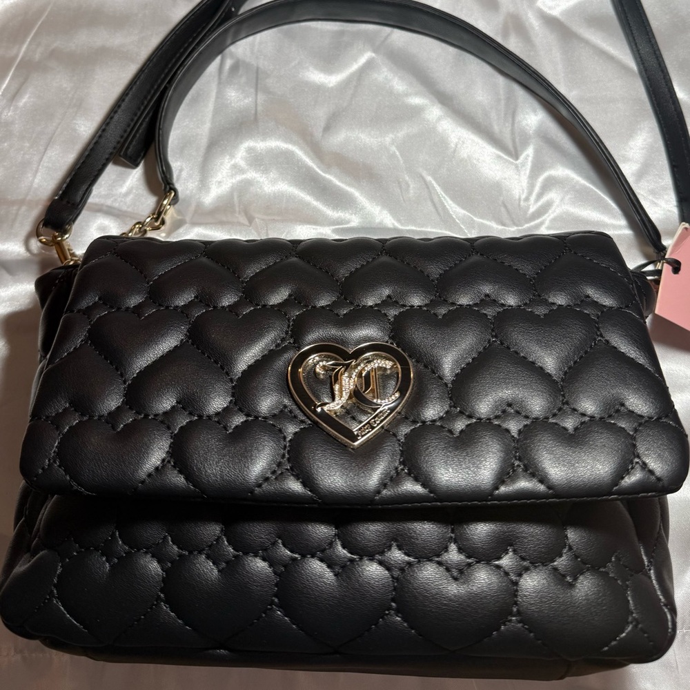 Juicy Couture Black Quilted Shoulder/Crossbody Bag (New)